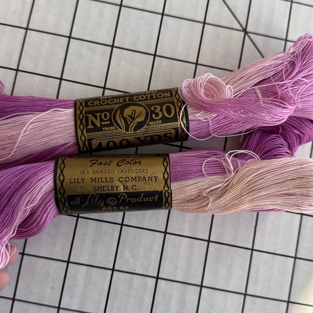 Vintage Daisy Mercerized Crochet Cotton Thread Lot – No. 30, 400 Yds – Pastel - Picture 13 of 16